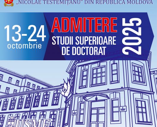 Admitere doctorat 2025-2026